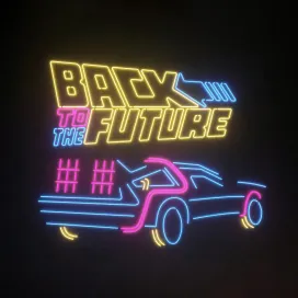 Light Modules Set Neon Back To The Future